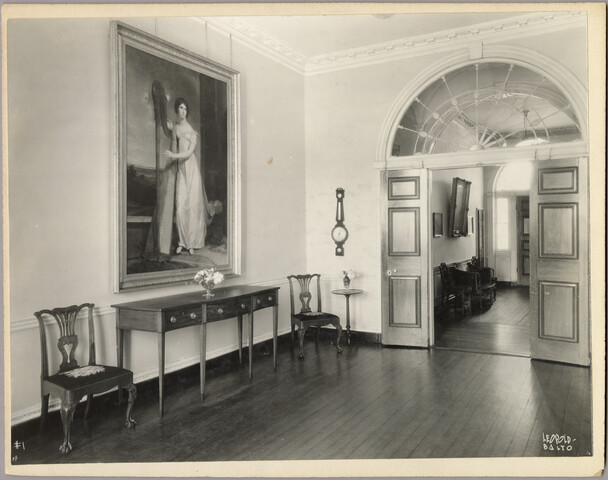 Interior of Homewood estate room — 1928