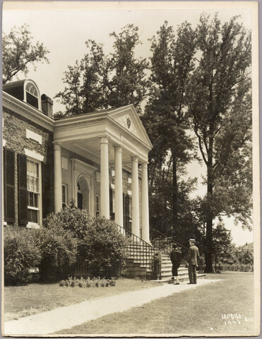 Exterior view of Homewood estate — 1928