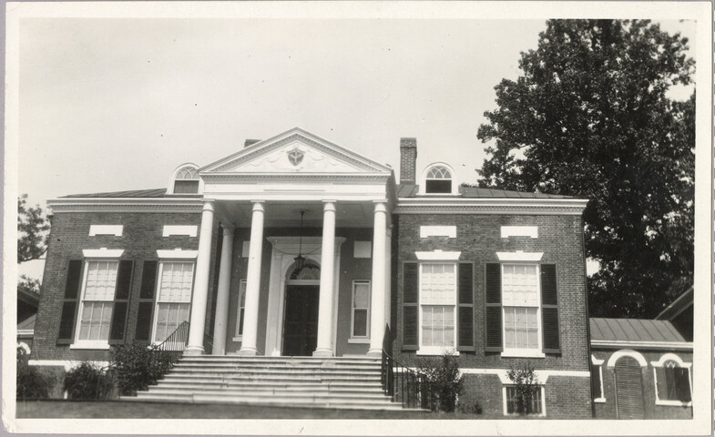 Exterior view of Homewood estate — circa 1930