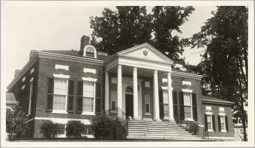 Exterior view of Homewood estate — circa 1930