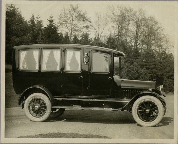Tickner Funeral Home hearse — circa 1924