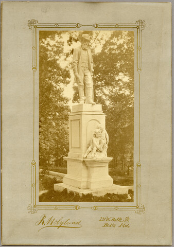 Confederate Monument at Loudon Park Cemetery — circa 1870