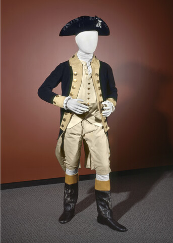 Uniform; Waistcoat — circa 1779-1781; circa 1973