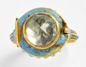 Charles I mourning ring. Mourning rings were a common form from as far back as the Middle Ages. They assessed the principal human needs concerning death, giving comfort to the wearer in their representation of eternity and suggestion of everlasting life via memory. "The tradition became widely popularized after the execution of King Charles I…