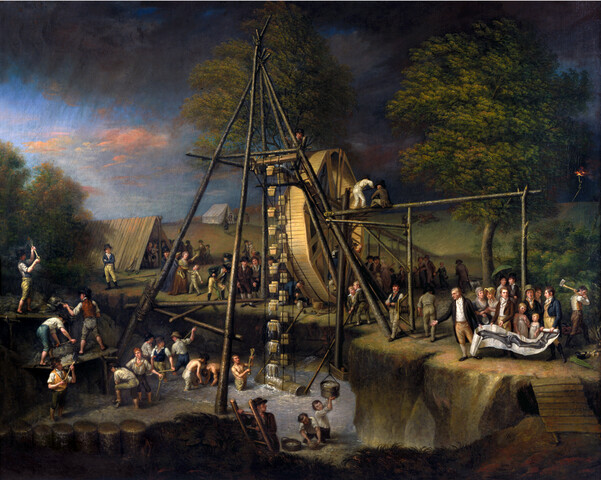 Exhumation of the Mastodon — circa 1807