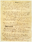 The earliest extant version of Francis Scott Key's poem "Defence of Fort M'Henry," which went on to become the basis of the United States national anthem, "The Star-Spangled Banner." This manuscript was handwritten by Key, a Maryland lawyer and amateur poet, on September 14, 1814, at the Indian Queen Tavern in Baltimore, Maryland after Key…