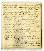 Pages 31-33 from one of Benjamin Henry Latrobe's journals which documents his life and travels from February 16, 1819 to February 26, 1819. In these pages from Journal IV, he describes viewing a musical dance performance involving drums and a stringed instrument made from a calabash, which he also sketches.