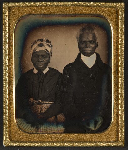 Portrait of Jeremiah and Venus Tilghman — circa 1850