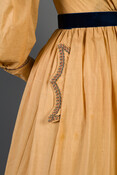 Waist and skirt detail view.