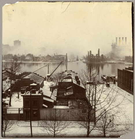 View of the Great Baltimore Fire of 1904 from Federal Hill — 1904-02