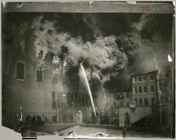 View of the Great Baltimore Fire — 1904