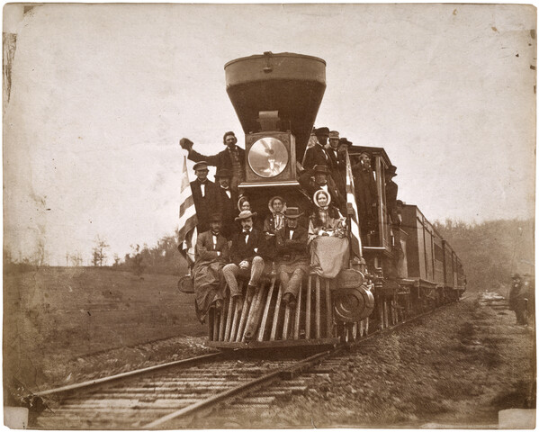 Group portrait from the Artists’ Excursion over the Baltimore and Ohio Railroad — 1859