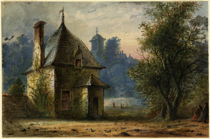 Garden, Summer House, Murthy Castle — circa 1840