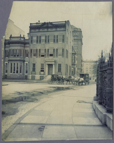Homes at West Mount Vernon Place — circa 1885