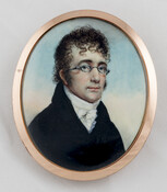 Portrait miniature painting of Benjamin Henry Latrobe.
