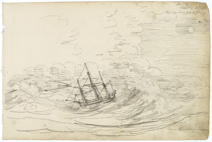 Ship Eliza, heavy gale at S.W. Light — 1795-12-21