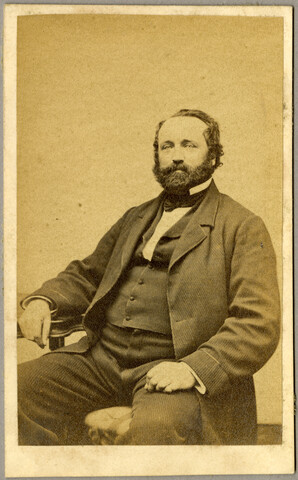 Portrait of an unidentified man — circa 1860