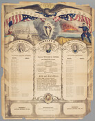 A broadside containing information about soldiers in Company D of the 5th Maryland Volunteer Infantry Regiment that served in the Union Army during the American Civil War. These soldiers were mustered into service on September 12th and sent to Antietam on September 17th, 1862.