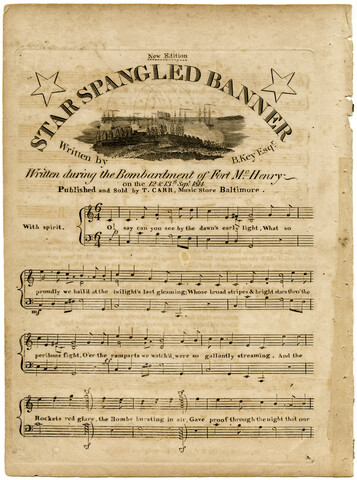Star spangled banner — 1814