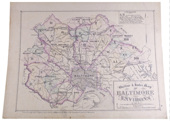 Excerpts from <em>Atlas of Baltimore County, Maryland</em> — 1877