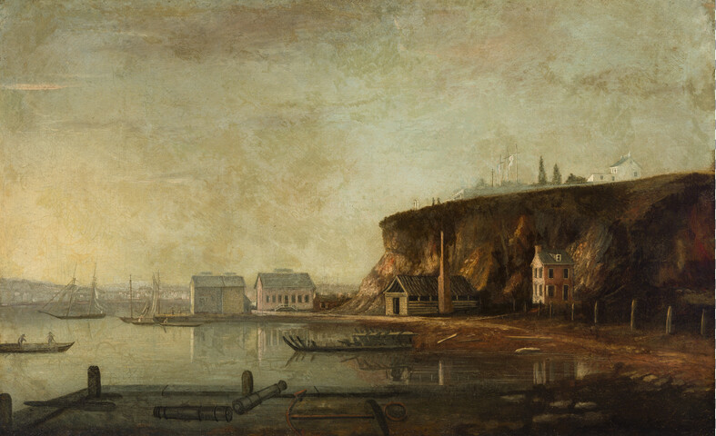 View of Baltimore Basin and Federal Hill — circa 1803