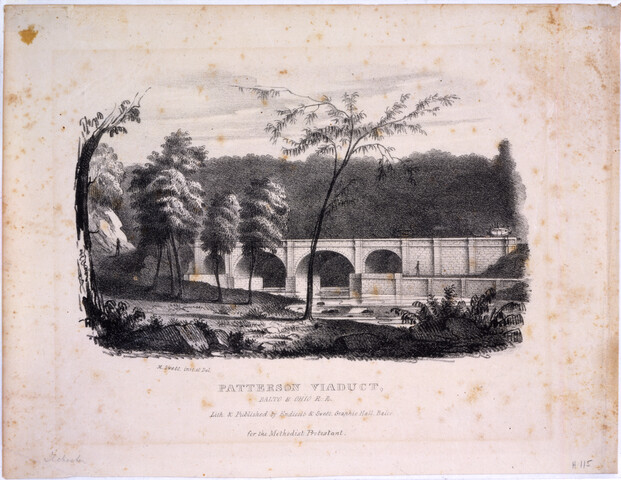 Patterson Viaduct, Baltimore and Ohio Railroad — 1830