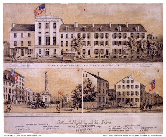U. S. General Hospital, Newton University — 1864