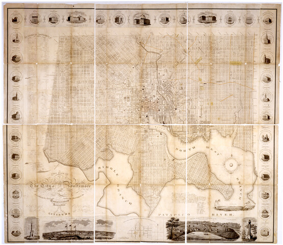 This plan of the city of Baltimore — 1822