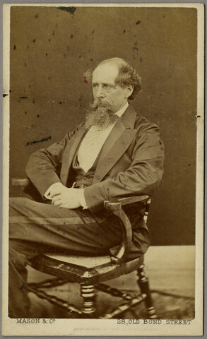 Portrait of Charles Dickens — circa 1868