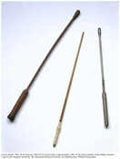 Three batons used by Maryland-born jazz musician and composer Hubert "Eubie" Blake (1887-1983).