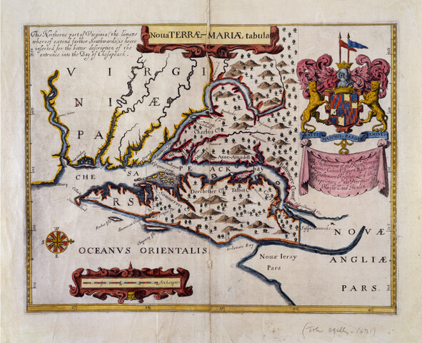 Noua Terrae-Mariae tabula — 1671