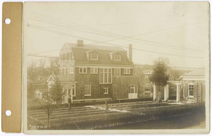 View of kitchen garden of Mr. Harvey Coale — 1913-03-12