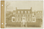 View of Mrs. Chauncey Gambrill's home at 702 West University Parkway in the Roland Park neighborhood of Baltimore, Maryland.