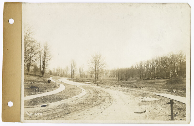 View on Overhill Road looking north from south side of Overhill and Prestwood Road — 1913-03-31