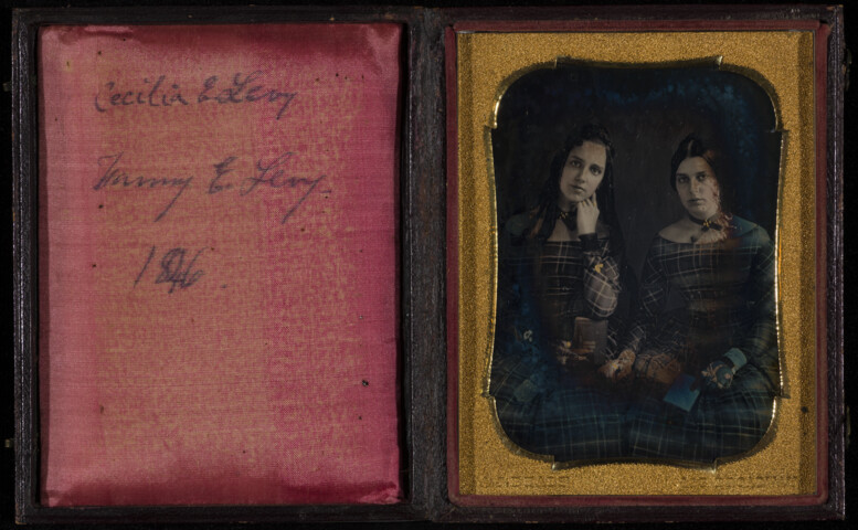 Portrait of Cecilia Eliza and Fanny Emma Levy — 1846