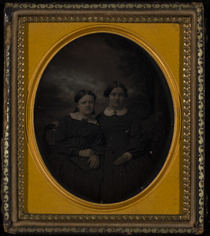Portrait of Catherine Meline Lucas and Kate Butler Lucas — undated