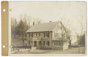 A view of the west elevation of Mr. Chapman's house in the Roland Park neighborhood of Baltimore, Maryland.