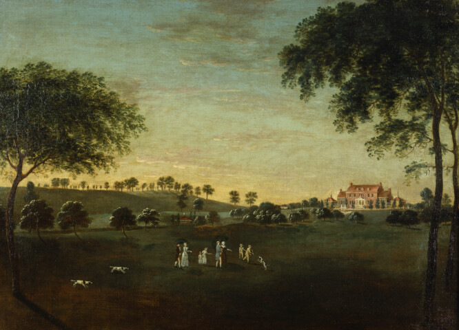 Perry Hall from the East — circa 1805