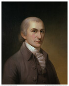 A portrait of John Jay, American politician, Founding Father, and the first Chief Justice of the United States, by Raphaelle Peale and Rembrandt Peale after their father, Charles Willson Peale.