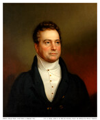 Portrait of Maryland politician William Pinkney who held a variety of positions in the late 18th and early 19th century. He served in the Maryland House of Delegates, as a U.S. Congressman, as Mayor of Annapolis, in the Maryland State Senate, and also as Attorney general for Pennsylvania and Maryland.