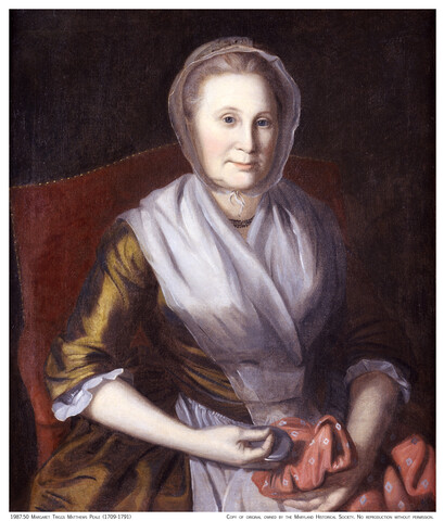 Margaret Triggs Matthews Peale (1709-1791) — circa 1770