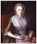 A portrait by Charles Wilson Peale of his mother, Margaret Triggs Matthews Peale.