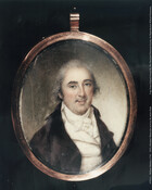 Miniature portrait painting of William Marbury, an American businessman and one of U.S. President John Adam's "Midnight Judges."