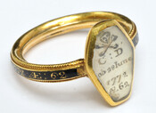 Mourning ring owned by Caleb Dorsey.