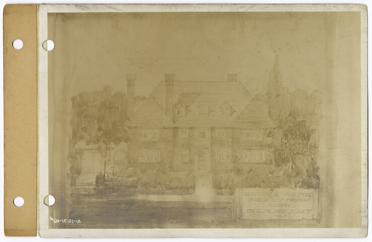 A house at Guilford for a lot facing north — 1912-12-21