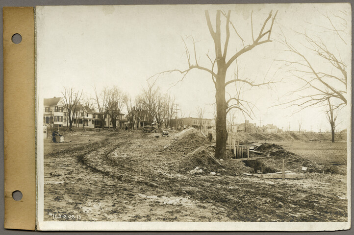 Looking east on Dover Street from center of Juniper Road and Chancery Street — 1913-02-28