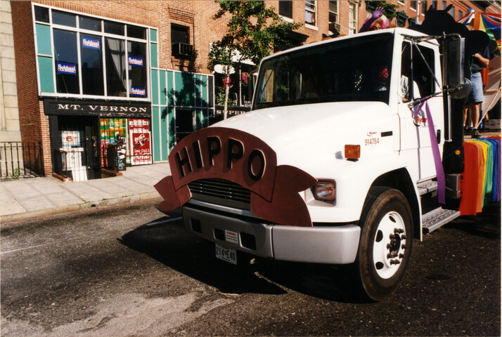 Club Hippo float truck at Baltimore Pride — 2000