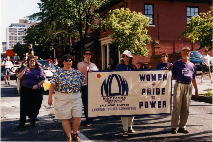 Lesbian Issues Committee at Baltimore Pride — 2000