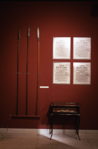 Mining the Museum: Pikes from John Brown’s raid with reward broadsides — 1992-1993