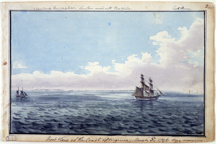 First View of the Coast of Virginia — 1796-03-03